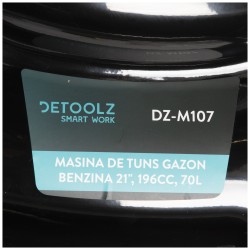 masina de tuns gazon, benzina, 21", 196cc, 70l