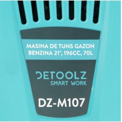 masina de tuns gazon, benzina, 21", 196cc, 70l