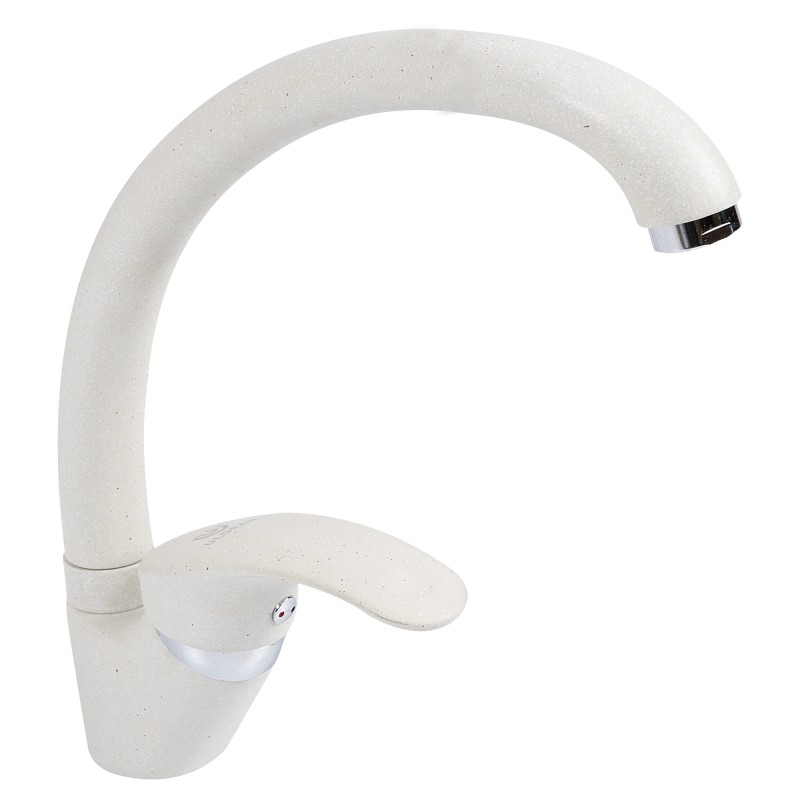 baterie monocomanda pipa mobila 210mm alb