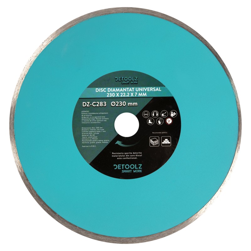 disc diamantat universal 230x25.4x7mm