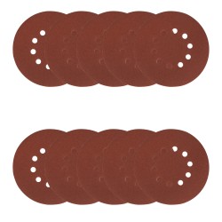 set 10 hartie abraziva p120 10gauri 215mm