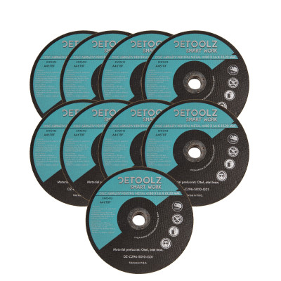 set disc abraziv pentru metal 180 mm (10/set)