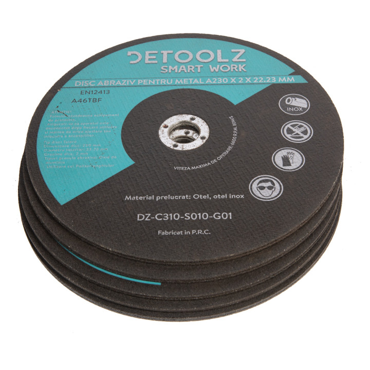 set disc abraziv pentru metal 230 mm (10/set)
