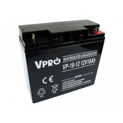 Baterie VPRO 18 Ah 12V AGM VRLA 6AKUAGM018