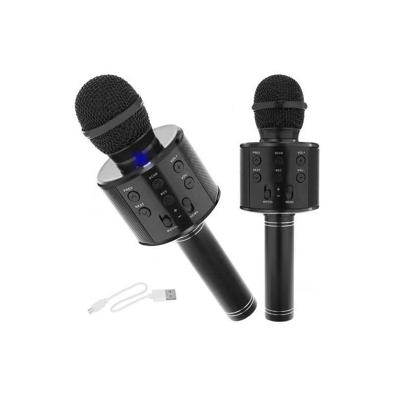 microfon karaoke - negru izoxis 22189