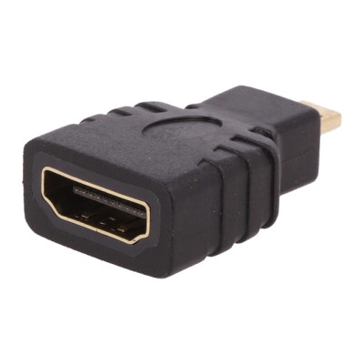 Cabluri, Adaptor HDMI soclu,micro mufă HDMI Culoare: neagră -2, dioda.ro