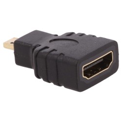 Cabluri, Adaptor HDMI soclu,micro mufă HDMI Culoare: neagră -8, dioda.ro