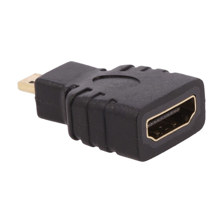Cabluri, Adaptor HDMI soclu,micro mufă HDMI Culoare: neagră -8, dioda.ro