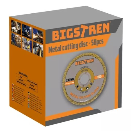 Disc de taiere metal - 50 buc. bigstren 21639