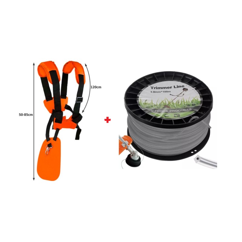 Set Ham Motocoasa si 100 m Fir taiere cu insertie metalica