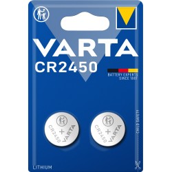 baterie buton litiu, 3v, 560mah,2buc/blister, cr2450 varta