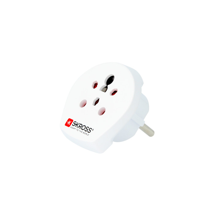 adaptor priza universal skross 1.500217-e-hdk, india, israel, danemarca -  eu