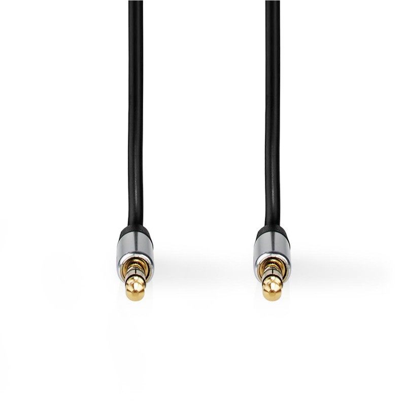 cablu audio stereo nedis 2.5mm - 3.5mm, 1m, negru