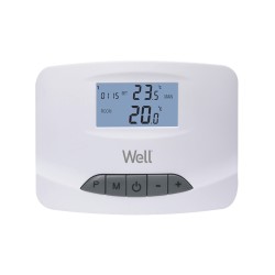 termostat digital programabil cu fir, afisaj digital well