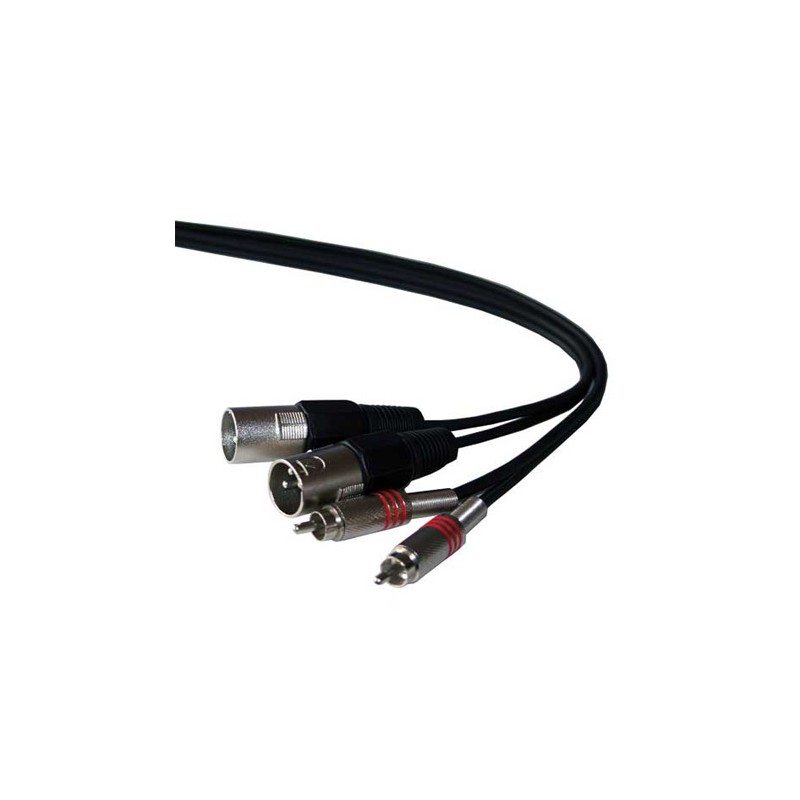 cablu 2rca tata/2xlr tata 3m