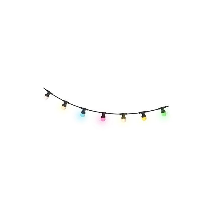 sir iluminat festiv 10m  ip44 cu 20 becuri led colorate