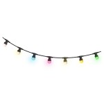 sir iluminat festiv 10m  ip44 cu 20 becuri led colorate