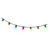 sir iluminat festiv 10m  ip44 cu 20 becuri led colorate