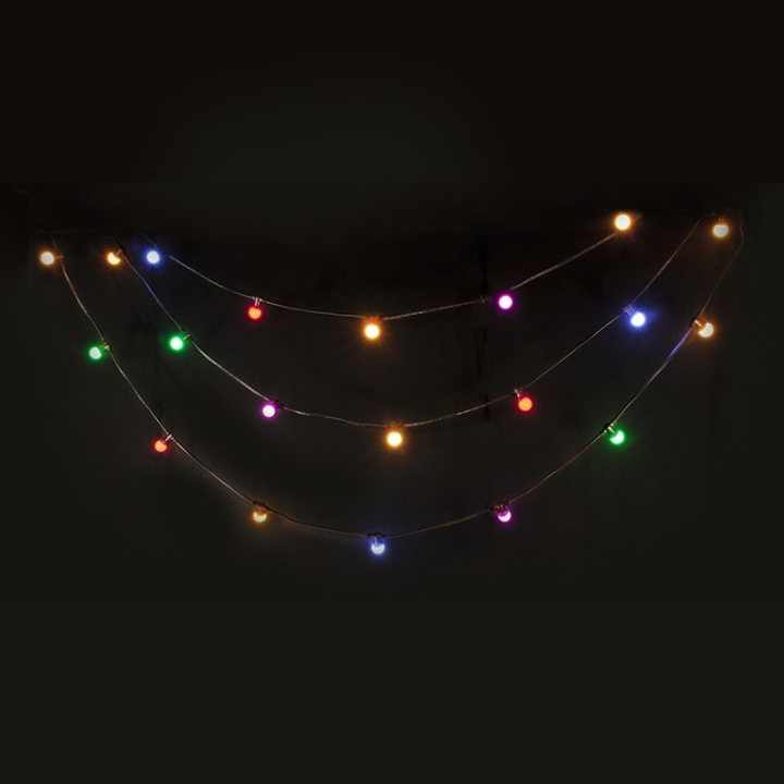 sir iluminat festiv 10m  ip44 cu 20 becuri led colorate
