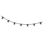 sir iluminat festiv 10m  ip44 cu 20 becuri led alb cald