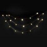 sir iluminat festiv 10m  ip44 cu 20 becuri led alb cald