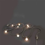 sir iluminat festiv 10m  ip44 cu 20 becuri led alb cald