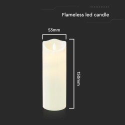 lumanare led 53x150 2700k