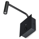 lampa led perete 3w 3000k - negru lampa led perete 3w 3000k - negru