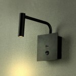 lampa led perete 3w 3000k - negru lampa led perete 3w 3000k - negru