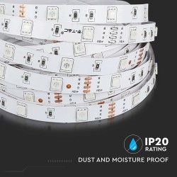 banda led smd5050 30led/m rgb ip20 5m