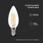 bec e14 cu filament led dimabil 4w 3000k