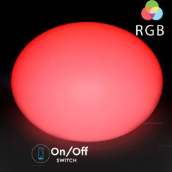 lampa led rgb decorativa exterior ip67 20x14cm