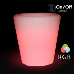 lampa led rgb model recipient plante 28x29cm