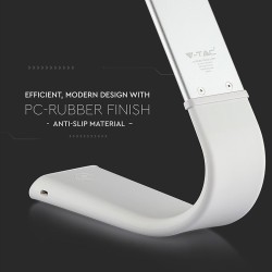 lampa led birou 3in1 flexibil - alb
