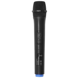 boxa portabila 15''/38cm + tweeter 350w bt/usb/fm/sd + 2mic vhf