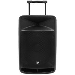 boxa portabila 15''/38cm + tweeter 350w bt/usb/fm/sd + 2mic vhf
