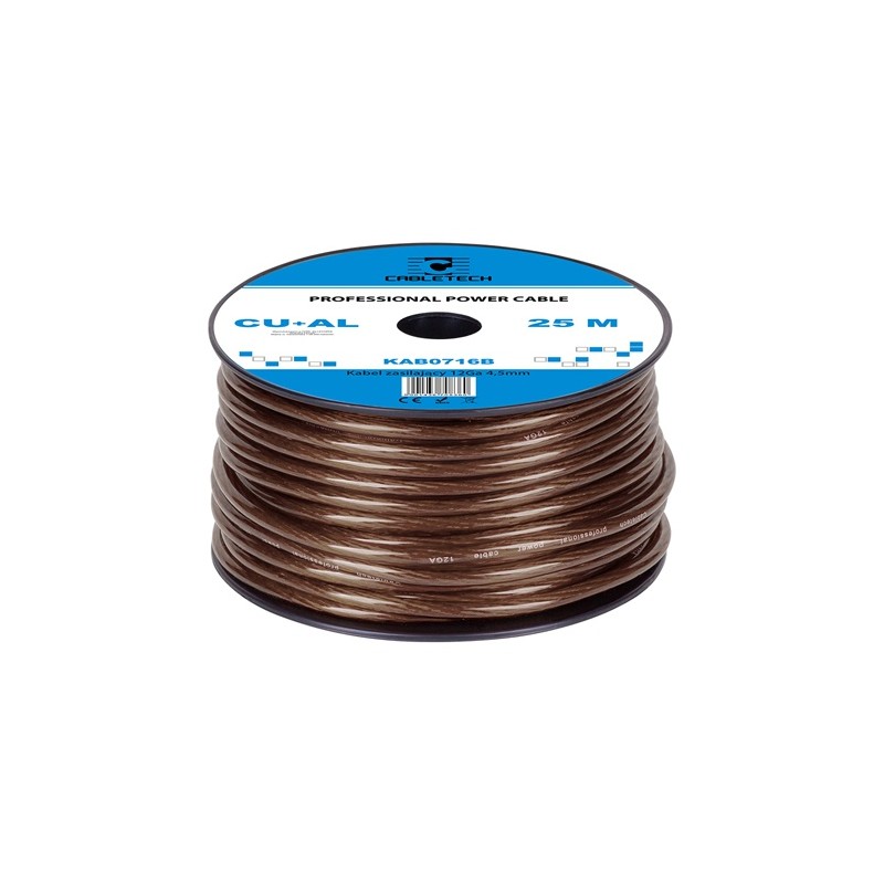 cablu putere cu-al 12ga (4.5mm/3.31mm2) 25m n