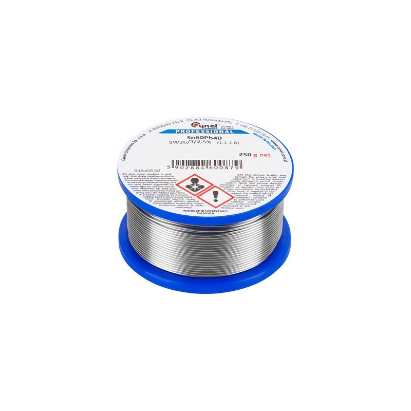 rola fludor sn60pb40 cynel 3.0mm 250g rola fludor sn60pb40 cynel 3.0mm 250g