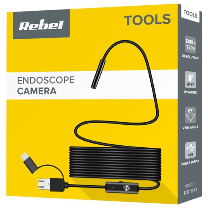 camera inspectie endoscop android / windows rebel