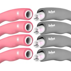 cerc fitness hula hoop 95 cm roz rebel active