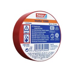 banda izolatoare tesaflex 20m rosu 10 buc