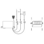 senzor crepuscular cu sonda externa 2000w