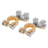 set 2 borne baterie + / -