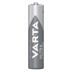 baterie litiu 1.5v aaa r3, dimensiuni 10.5 x 44.5 mm varta blister 4