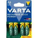 baterie reincarcabila varta aa lr6 acumulatori preincarcati ni-mh 1.2v 2100mah blister 4 set promo