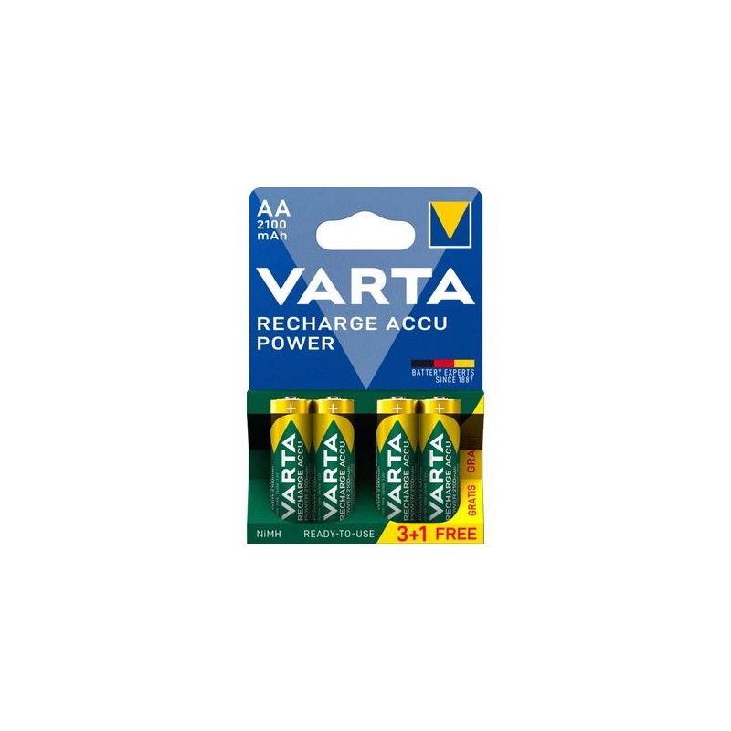 baterie reincarcabila varta aa lr6 acumulatori preincarcati ni-mh 1.2v 2100mah blister 4 set promo baterie reincarcabila varta aa lr6 acumulatori preincarcati ni-mh 1.2v 2100mah blister 4 set promo