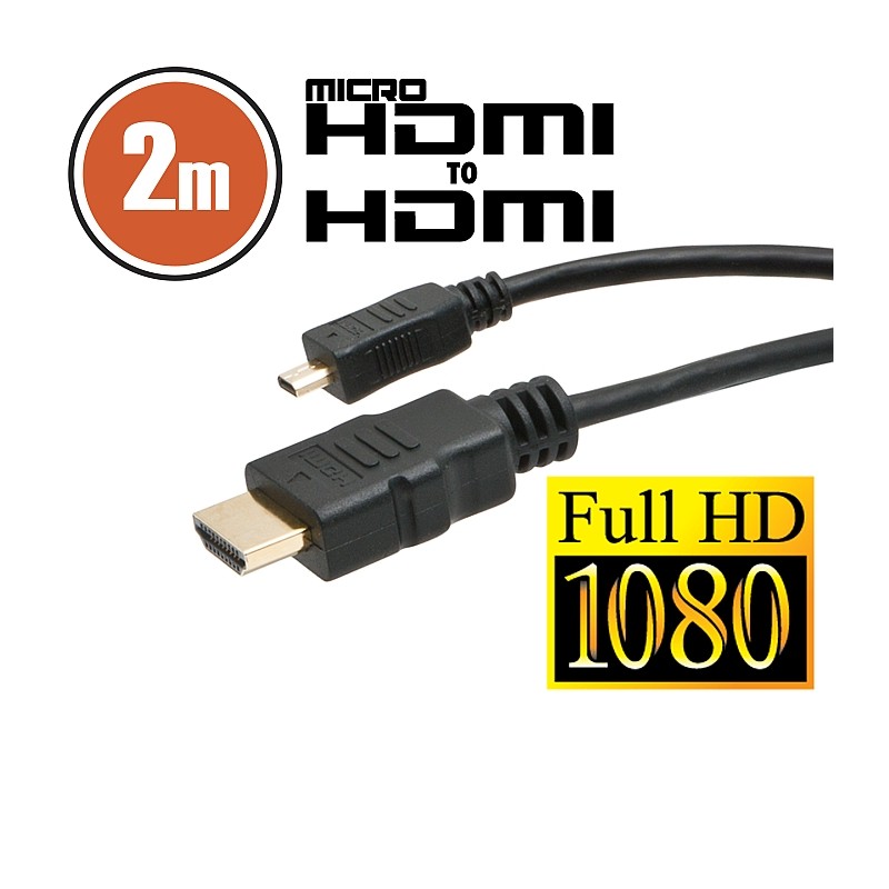 cablu micro hdmi • 2 mcu conectoare placate cu aur