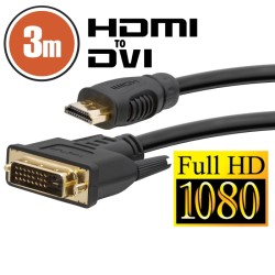 cablu dvi-d / hdmi • 3 mcu conectoare placate cu aur