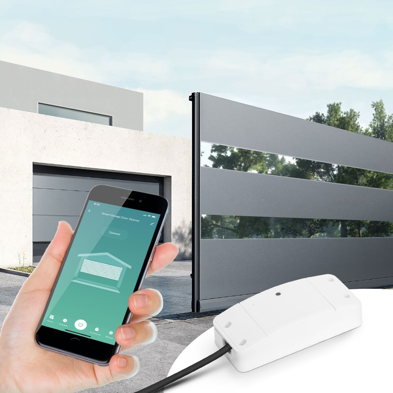 set senzor de deschidere garaj smart wi-fi - 230v