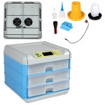 incubator automat 192 oua 3 sertare